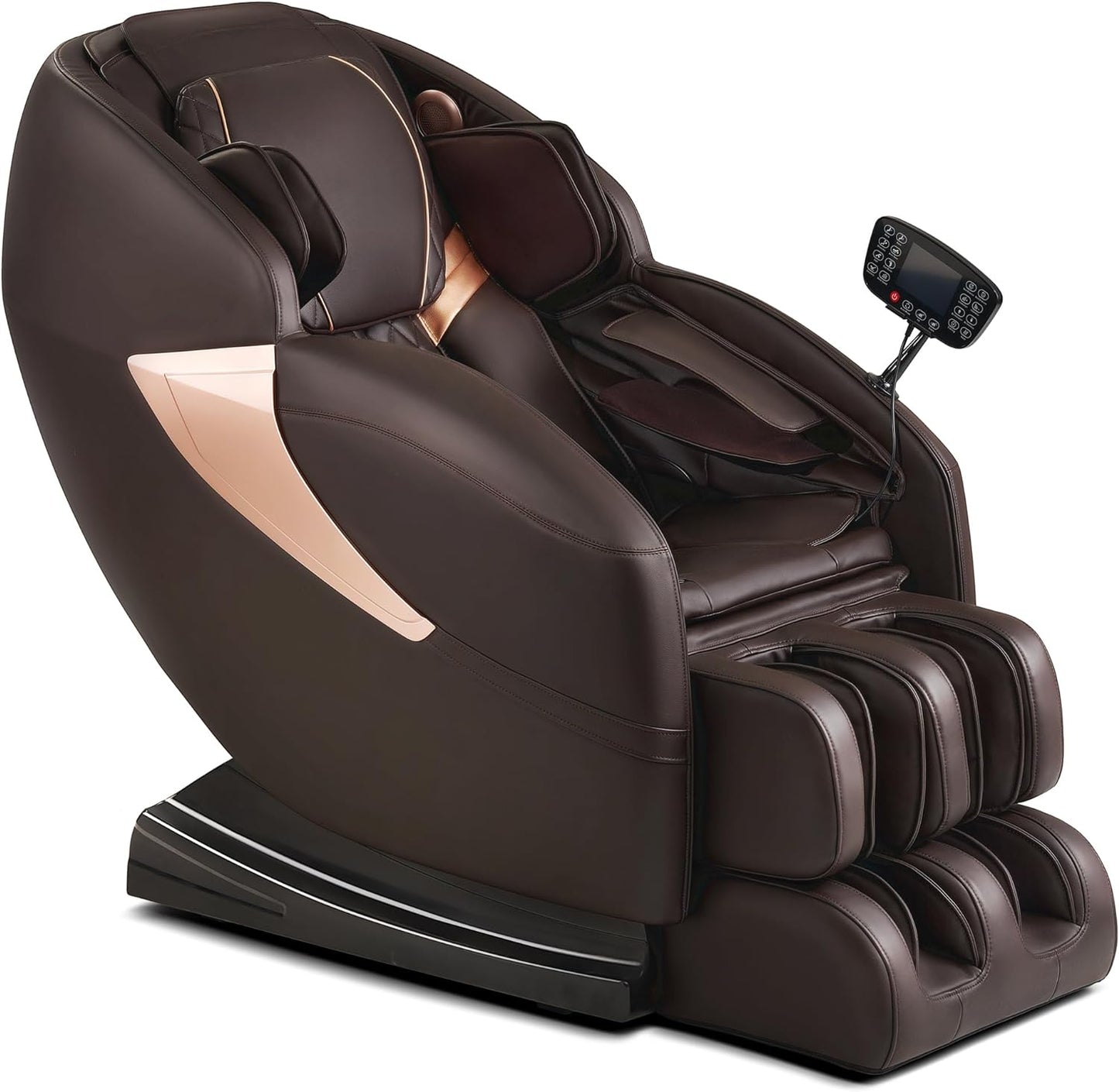 Mazzup Massage Chair, Zero Gravity Shiatsu Massage Chair Full Body and Recliner with Fully Assembled, LCD Screen, Lower Back and Calf Heating, Air Compression