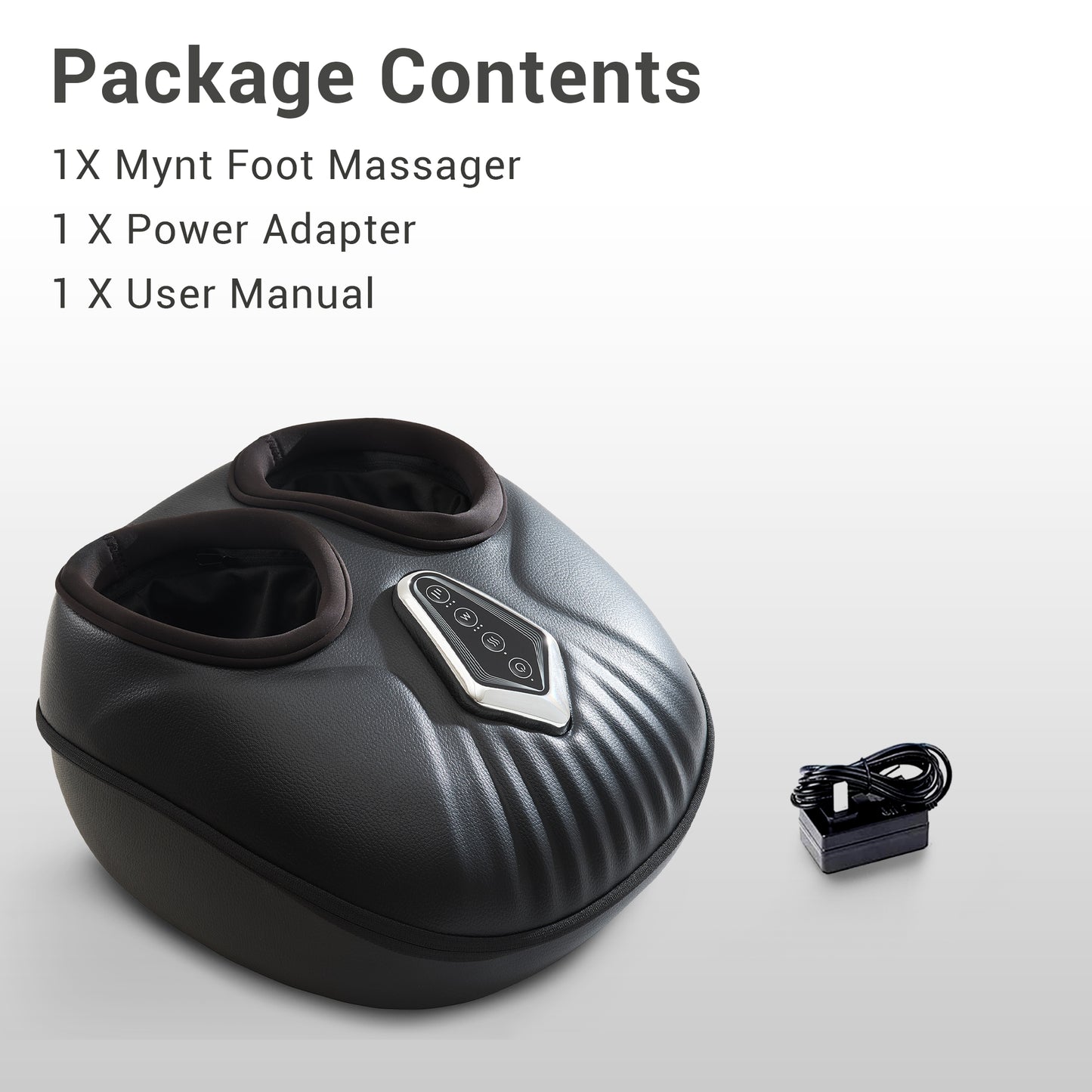 Foot Massager with Compression, Shiatsu, and Heat (DP)
