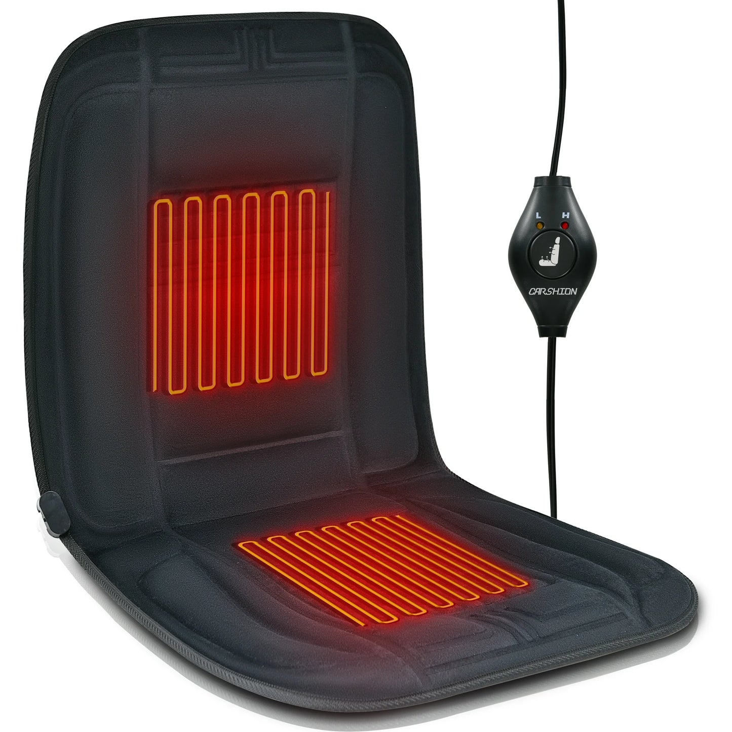 Car Heat Seat Cover for Back with Fast Heating for Winter Drive