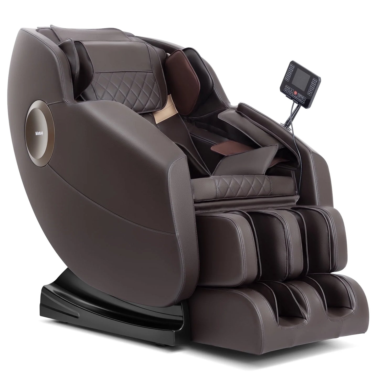 Mazzup Massage Chair Full Body , Zero Gravity Shiatsu Recliner with 14 Massage Points, Brown (DP)