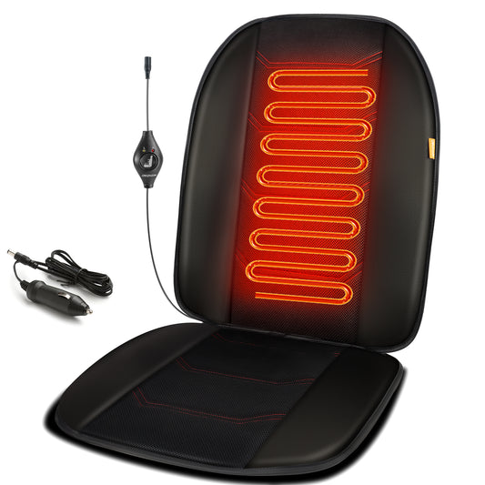 Heated Seat Cushion for Car, Enlarged Fast Heating Seat Cover, Winter Seat Warmer for Car（DP)
