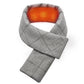 Mynt Graphene Heated Scarf, Heating Pad for Neck, Fast Heating Portable Neck Warmer with 3 Heat Levels, Winter Gift for Men/Women, Gray (DP)