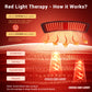 Mynt Red Light Therapy Heating Massage Belt, Infrared Light Therapy Wrap for Back Waist Shoulder Pain Relief, Black(DP)