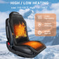 Heated Seat Cover for Car, Extended Seat Cushion Fast Heating, Black（DP)