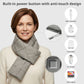 Mynt Graphene Heated Scarf, Heating Pad for Neck, Fast Heating Portable Neck Warmer with 3 Heat Levels, Winter Gift for Men/Women, Gray (DP)
