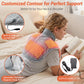 Mynt Heating Pad for Neck Shoulder Back, Weighted Shoulder Heating Pad with 3 Heating & Auto-Off, Gray