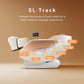 MYNTA 2025 Massage Chair, Full Body Zero Gravity SL Track Shiatsu Massage Chair with Calf Heating, Wireless Charging, White