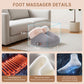 Mynt Foot Massager for Circulation, Foot Warmer with 2 Vibration & 2 Heating, Winter Gift, Gray