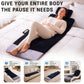 Mynt Full Body Massage Mat with Heat and Vibration, Back Massager Pad with 6 Motors & 2 Heating Levels, Adjustable Neck Pillow, Gifts for Men Women