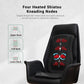 Mynt Shiatsu Back Massager for Chair with Heat, Deep Kneading Massage Pad for Office Home Use, Black(DP)