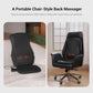 Mynt Shiatsu Back Massager for Chair with Heat, Deep Kneading Massage Pad for Office Home Use, Black(DP)