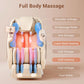 MYNTA 2025 Massage Chair, Full Body Zero Gravity SL Track Shiatsu Massage Chair with Calf Heating, Wireless Charging, White