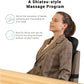 Mynt Shiatsu Back Massager for Chair with Heat, Deep Kneading Massage Pad for Office Home Use, Black(DP)