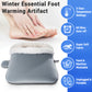 Heated Foot Warmers, Electric Heating Pad for Foot, Gray (DP)