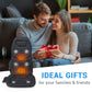 Back Massager  with Heat, Vibration Car Chair Massager Pad, Seat Cushion Gifts for Men & Women (DP)