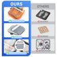 Mynt Heating Pad for Feet, Electric Heated Foot Warmers with 3 Heat Levels & Auto Shut Off, Gray
