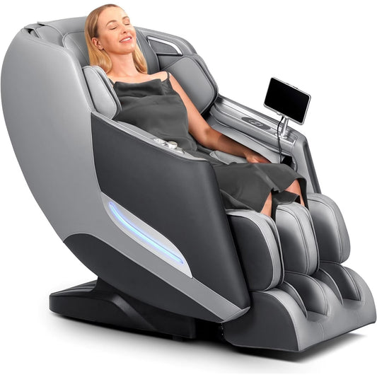 Massage Chair Full Body with Heat, Full Body Zero Gravity SL-Track Shiatsu Massage Chair,3D Massage Chair with Foot Massage, Bluetooth, Wireless Phone Charger（DP)