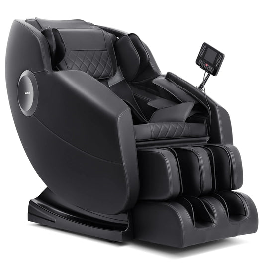 Mazzup Full Body Massage Chair, Zero Gravity Massage Chair Recliner, Black (DP)