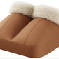 Foot Warmer with Vibration, Foot Massager Fast Heating for Women, Men, Brown (DP)