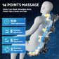 Mazzup Massage Chair Full Body , Zero Gravity Shiatsu Recliner with 14 Massage Points, Brown (DP)