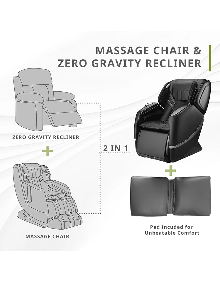 Mynta 3D SL Track Zero Gravity Soreness Detection to Customize Full Body Massage Recliner Chair