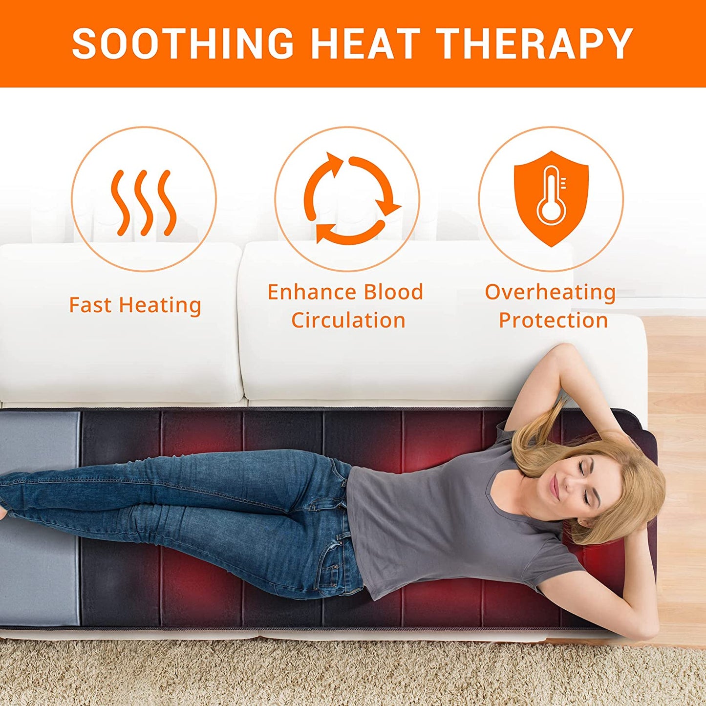 Mynt Shiatsu Massage Heated Pillow with 4 Massage Nodes – HelloMynt