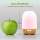 Mynta Essential Oil Diffuser Cool Mist 100ml Humidifier 10+ Hours with 7 Colors LED Lights BPA Free Waterless Auto Shut-Off for Home Office Bedroom Baby Room