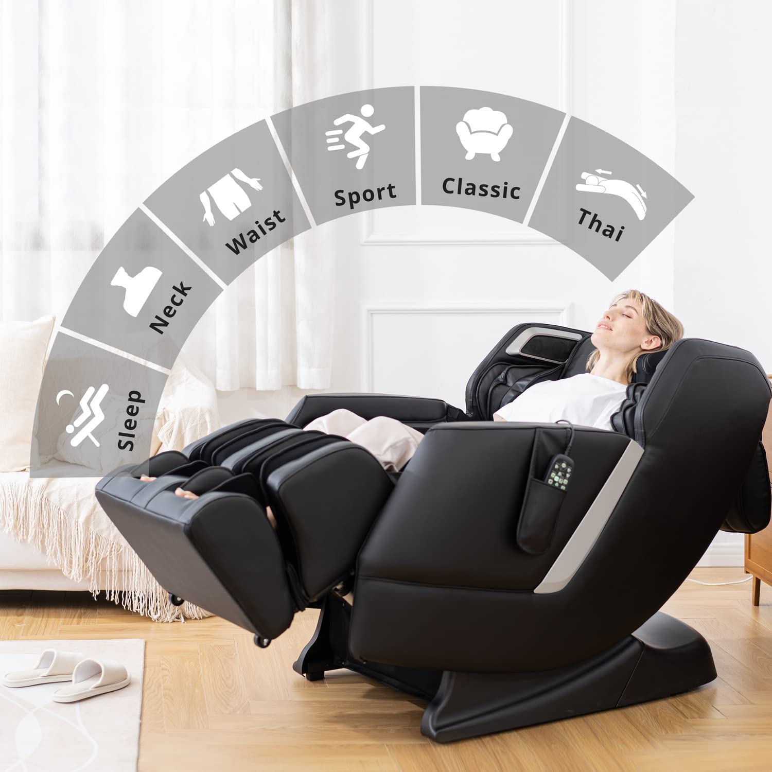 Buy 3D Massage Chair for Comfort with an LCD Control Panel
